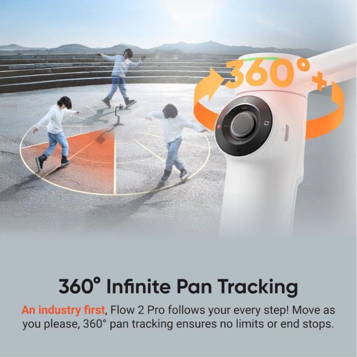 Insta360 Flow 2 Pro AI Tracker Bundle - Grey - INST-CINSABQB-AIGRY