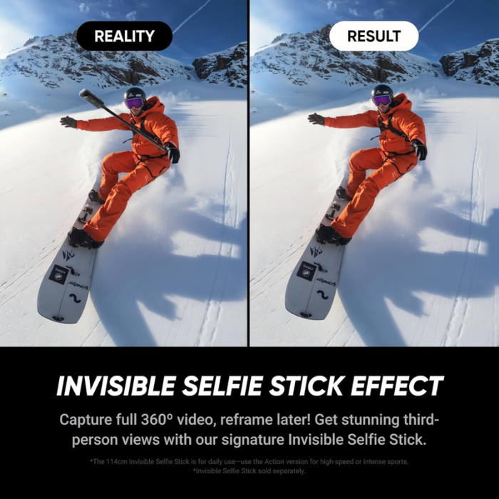 Insta360 X5 StandAlone| 15M Waterproof 8K 360 Action Camera | INST-CINSAAHA-X501 | Camera 360 Insta360 X5 StandAlone| 15M Waterproof 8K 360 Action Camera | INST-CINSAAHA-X501 | Camera 360