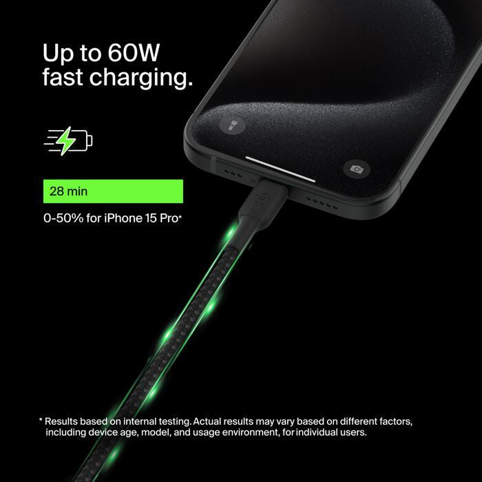 Belkin Braided USB-C to USB-C Cable 1M | USB Cable Belkin Braided USB-C to USB-C Cable 1M | USB Cable