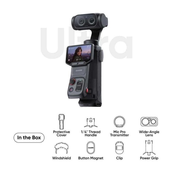 Insta360 Luna Ultra Creator Bundle | 8K Gimbal Camera | INST-CINSABTA-LUNA03