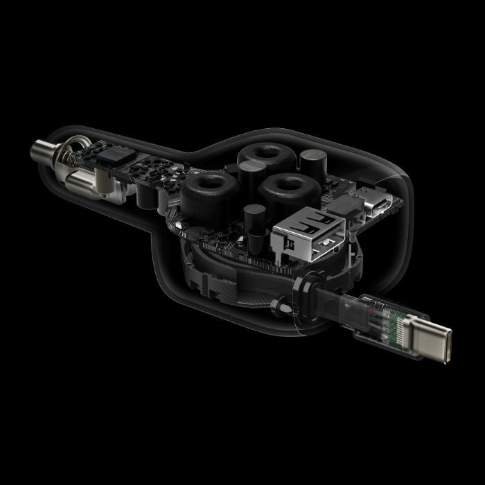 Belkin Retractable Car Charger 75W CCC001hqBK