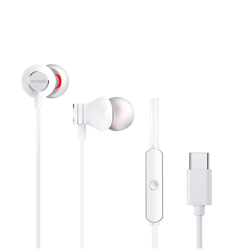 Aiwa Ear Headphone | ESTM-50USB-C | White