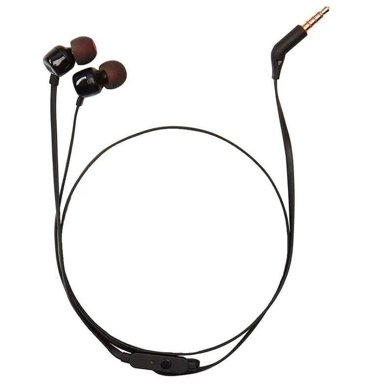 JBL TUNE 110 Wired In Ear Headphones | Black