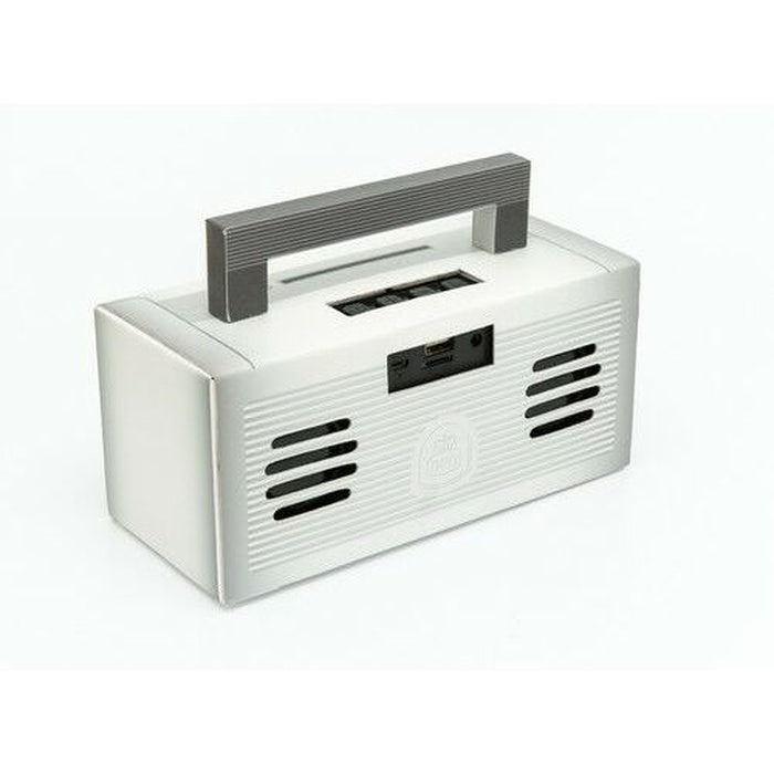 GPO BRONX BT PORTABLE SPEAKER SILVER  GPO-BRNX-810BT-SLV