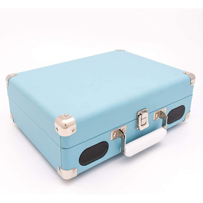 GPO SOHO VINYL RECORD PLAYER & BUILT-IN SPEAKER  BLUE GPO-SOHO-BLUE