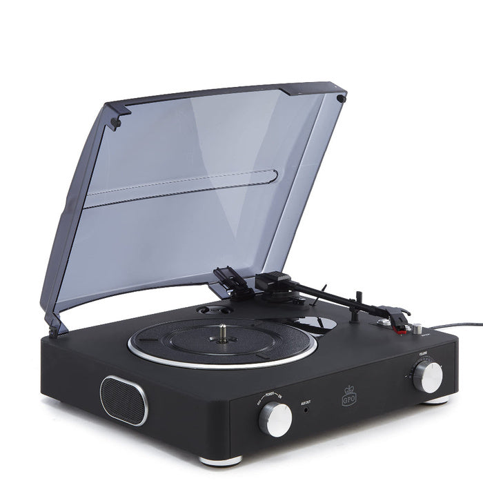GPO STYLO II VINYL RECORD PLAYER  BLACK GPO-STYLO-II-BLK