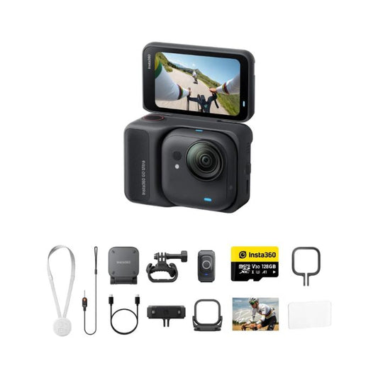 Insta360 GO Ultra Premium Cycling Bundle Midnight Black - INST-CINSABEA-PCBDL-B