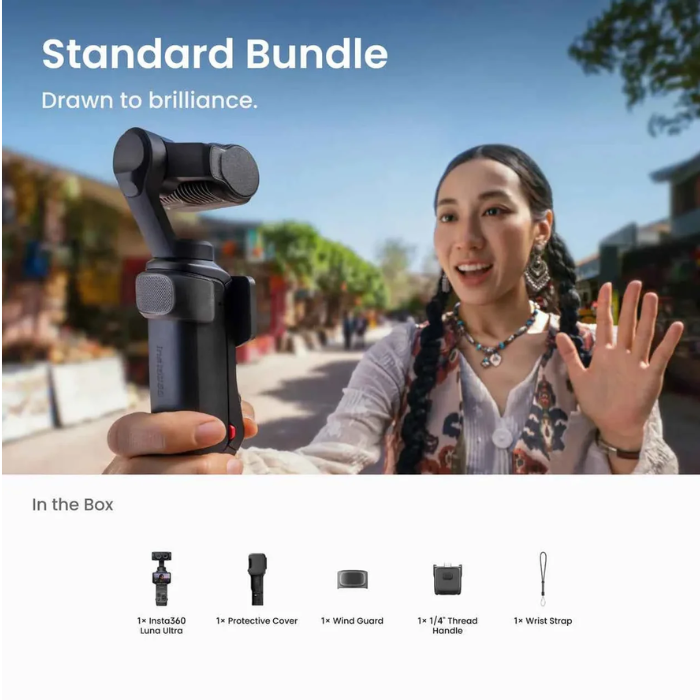 Insta360 Luna Ultra Standard Bundle 8K Gimbal Camera | INST-CINSABTA-LUNA01 