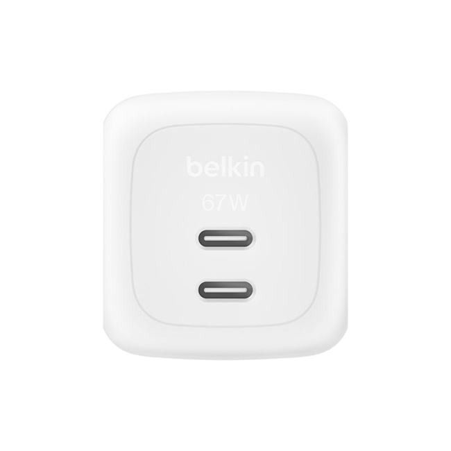 Belkin BoostCharge Pro Dual USB-C GaN Wall Charger 67W